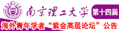 爆操小嫩逼视频网站南京理工大学第十四届海外青年学者紫金论坛诚邀海内外英才！